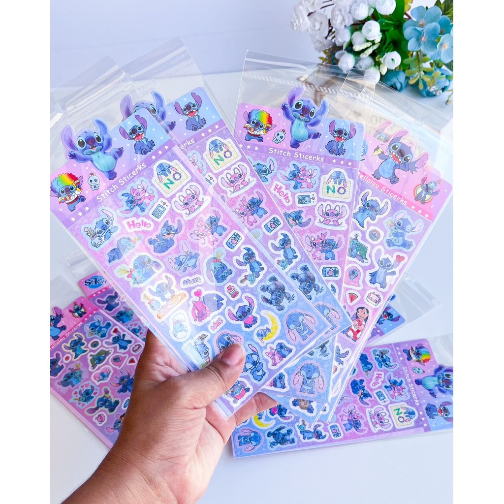 ADESIVO ESCOLAR STITCH VARIADOS