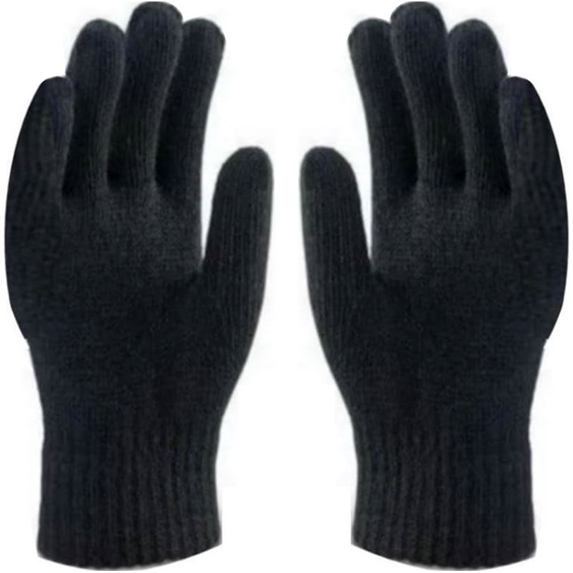 Até 5 Pares Luva Cotton Volk CA36348 - Luva de algodão, protege frio, confortável, respirável, maleáveis