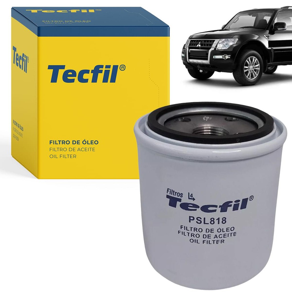 Filtro Óleo Mitsubishi Pajero 3.5 3.8 2003 A 2018 Tecfil em Oferta na Shopee