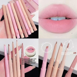 Milk Matte Smooth Lip Liner Pen Makeup Waterproof Lasting Contouring 3D Lips Lip Stick Pencil Nude Pink Lip Tint Lips Co
