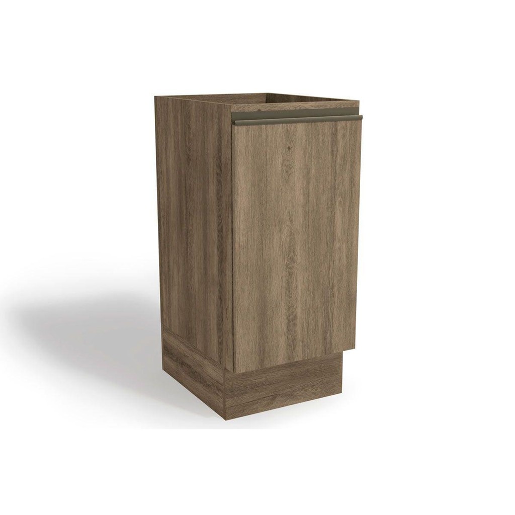 Módulo Cozinha Kappesberg Maxxi Balcão G741 c/ 1 Porta s/ Tampo 40cm Nogal