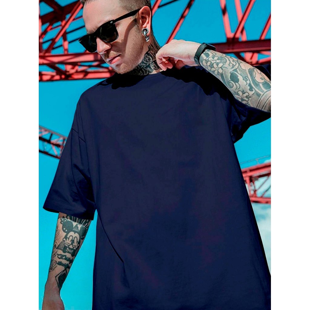 T Shirt Masculina Casual Oversized Old School Básica Camiseta Streetwear Skatista Moderna Camisa