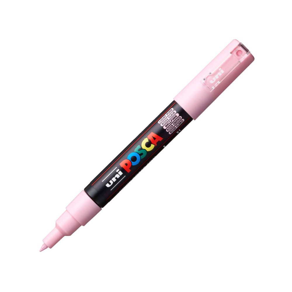 Caneta Posca PC-1M Rosa Claro Uni-Ball - Stationery