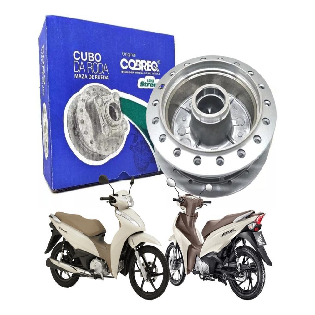 Cubo Roda Traseira Biz 100 110i 125 Original Cobreq
