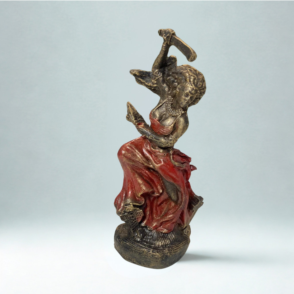Escultura Iansã Dança dos Ventos Vintage em Resina 12 cm em Oferta na Shopee