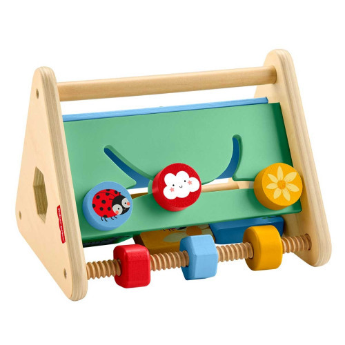 Triângulo de Atividades de Madeira Fisher-Price em Oferta na Shopee