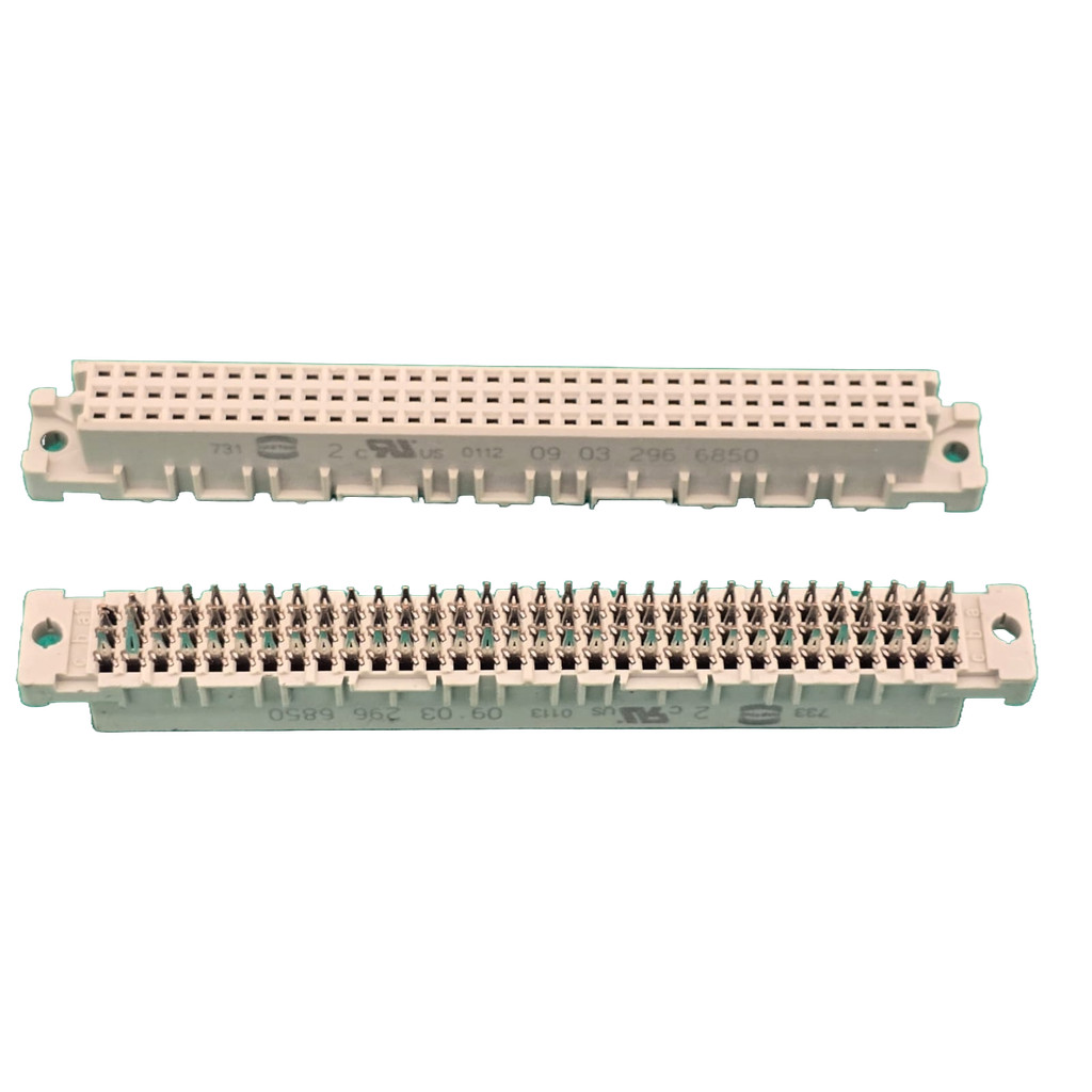 4x Conector Euro Femea 180° 96 Vias