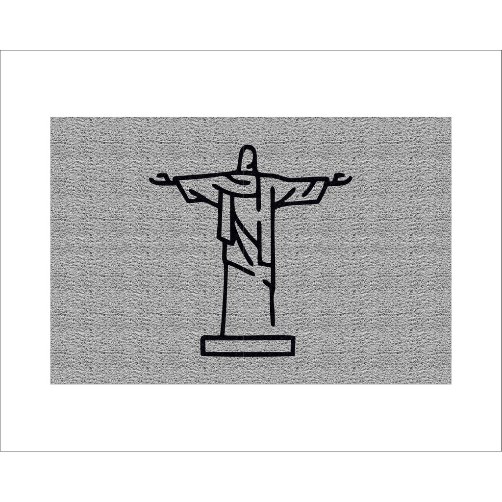TAPETE CAPACHO CRISTO REDENTOR RIO DE JANEIRO