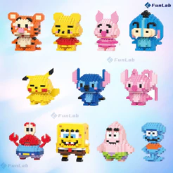 Blocos de montar infantil Brinquedo educativo Mini brinquedos Brinquedo