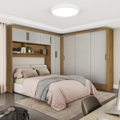 Guarda-roupa Casal Modulado 5 Portas Santiago 3 Portas 5 Gavetas
