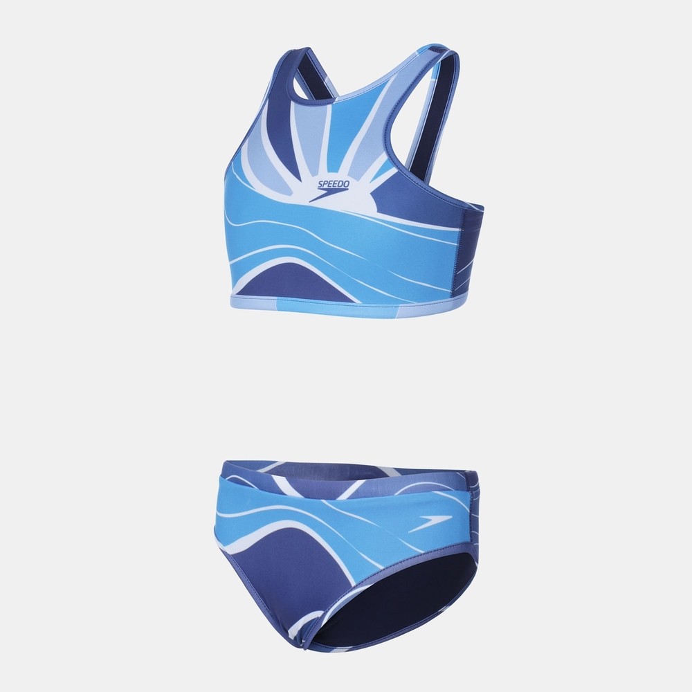 Biquini Infantil Cropped Sunshine Speedo - AZUL