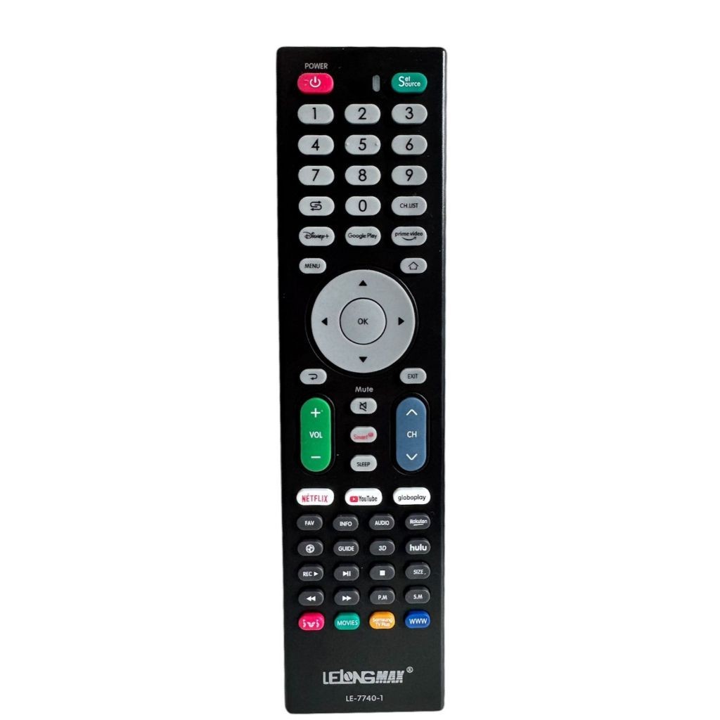 Controle Remoto Universal Para TV Diversas Com Netflix GloboPlay Lg/Samsung/Sony Sem Configuração