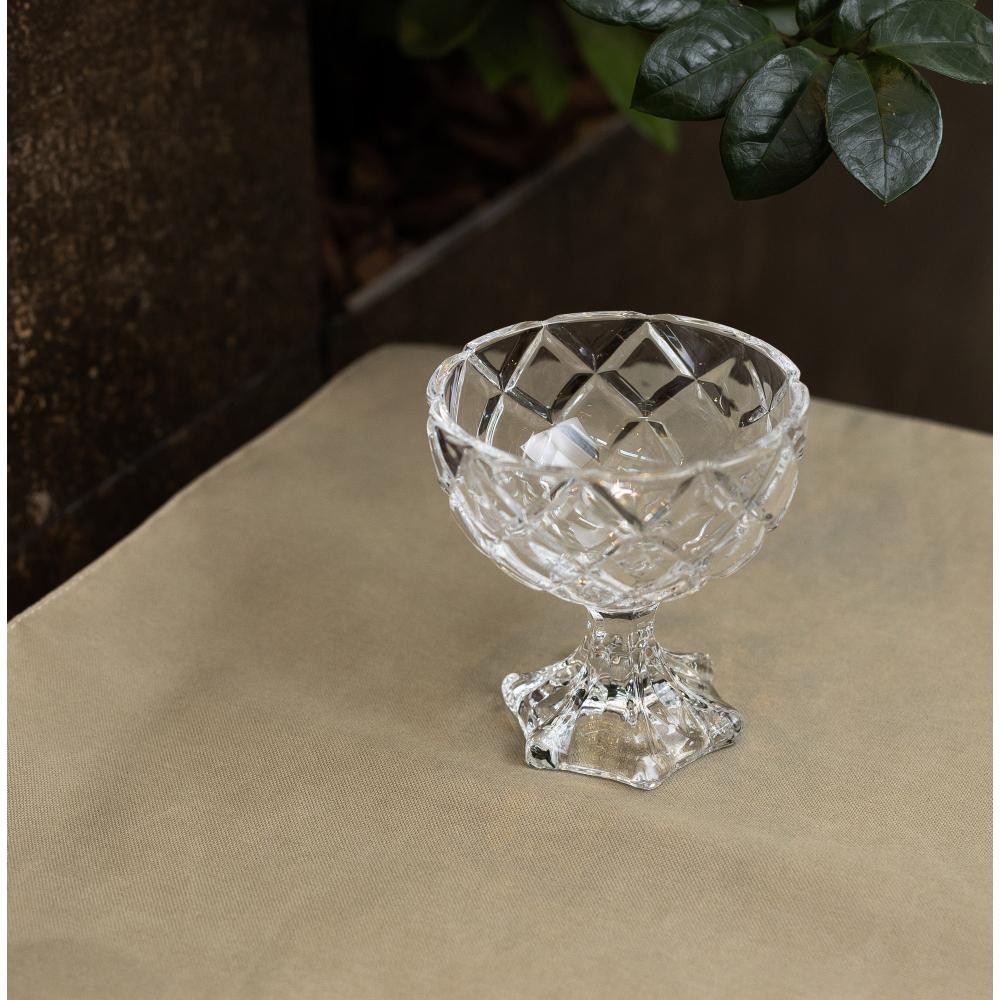 Taça de Sobremesa Lyor Deli Diamond de Vidro 170ml - Home & Living