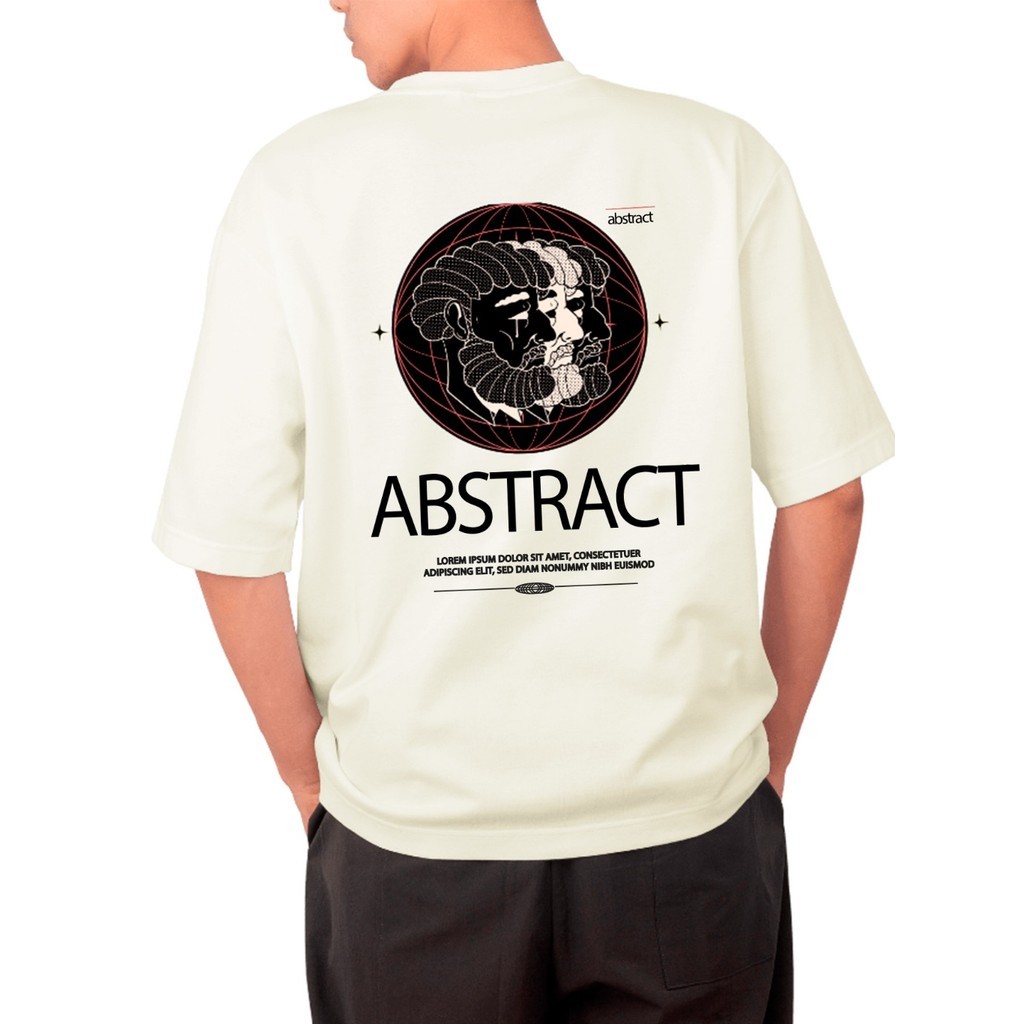 Camiseta Off White Abstract Unissex Estampado Streetwear Grego Latim Old School Moderno Life Style