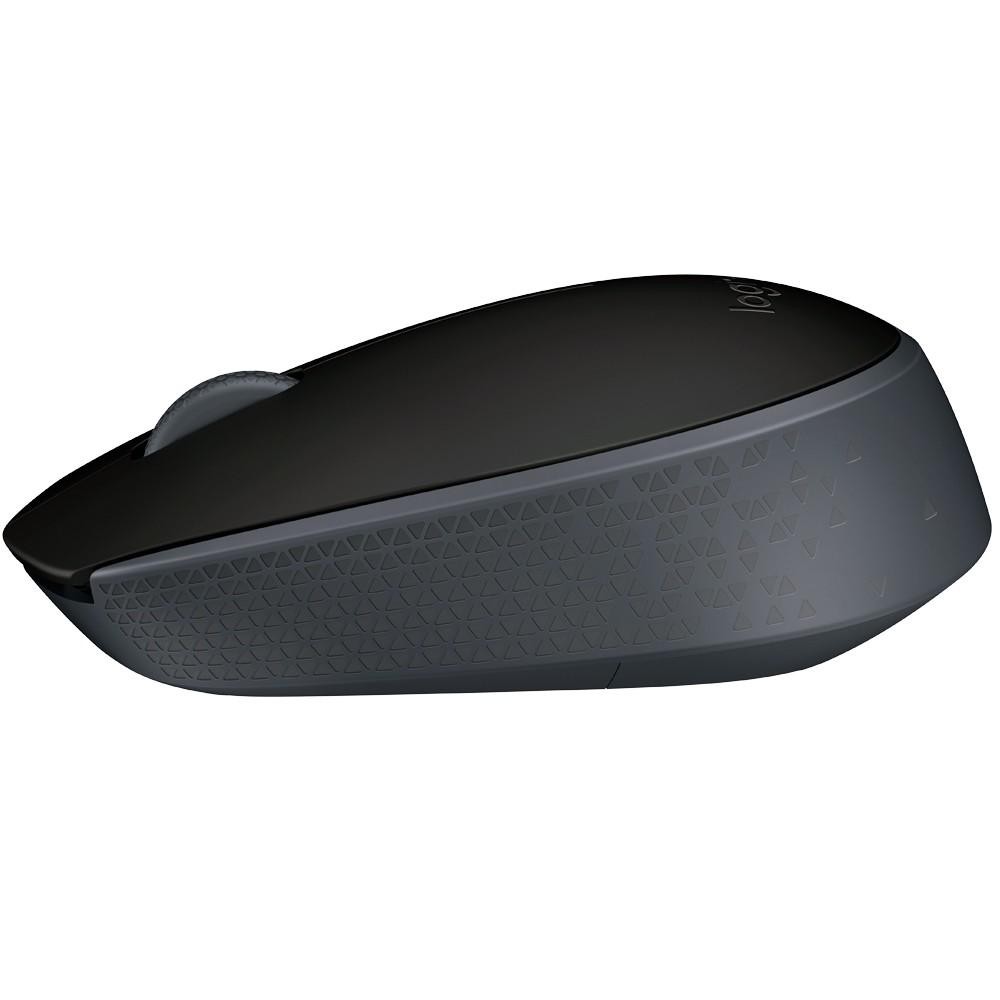 Mouse Óptico Logitech M170, Sem Fio, DPI 1.000, 3 Botões, Preto/Cinza - 910-004940