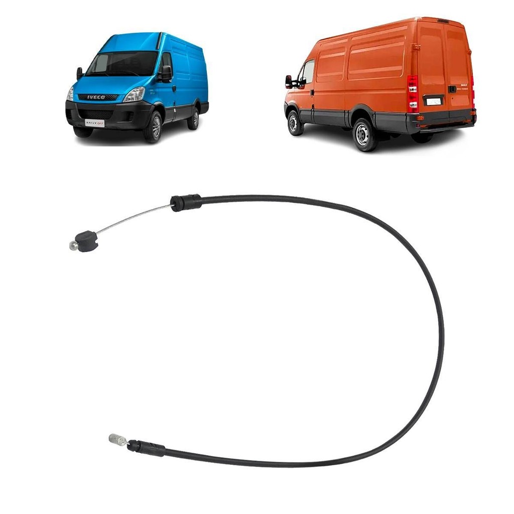CABO DA PORTA TRASEIRA IVECO DAILY TETO ALTO 2008 A 2019 LADO ESQUERDO (CABO INFERIOR) - 3804650