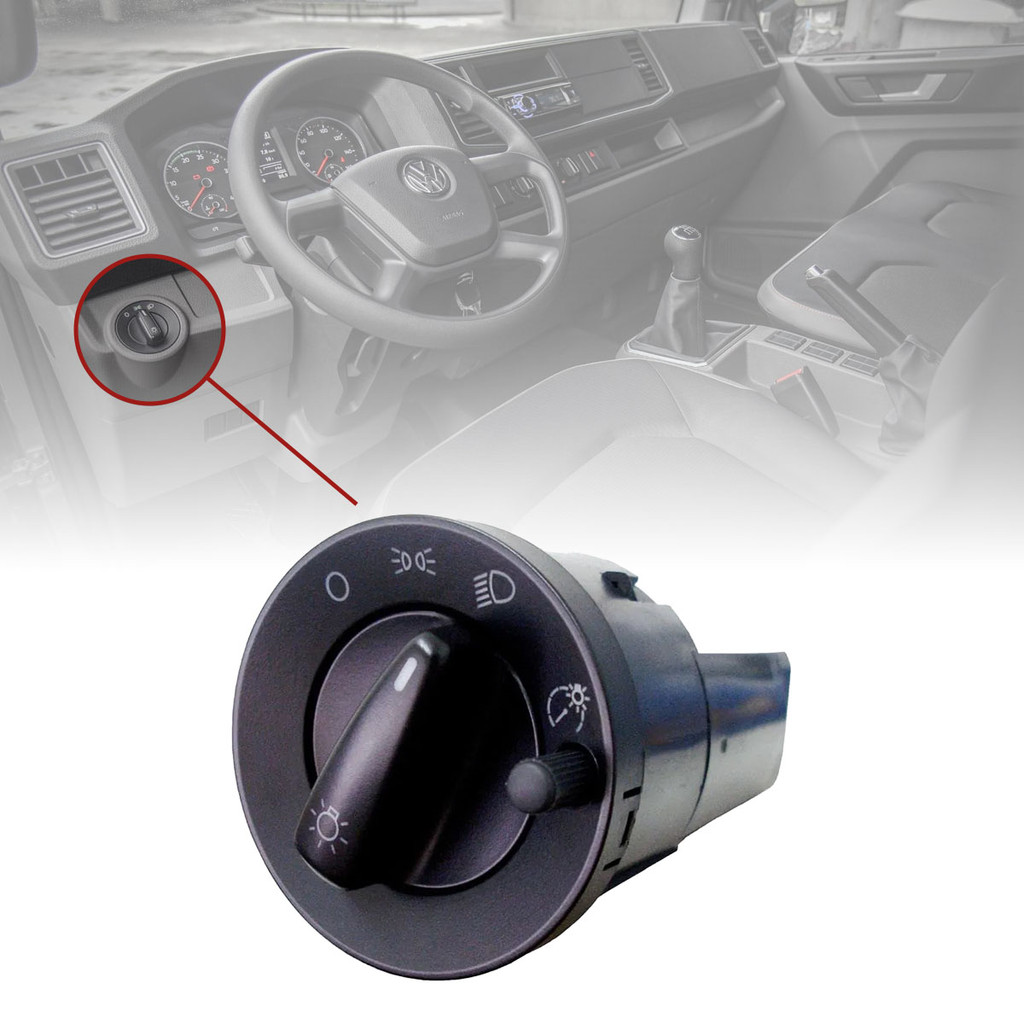 Chave Comutadora De Luz Com Dimmer Ônibus Caminhão Regulagem Volkswagen Dni 2160 VW 2tb941534 24V