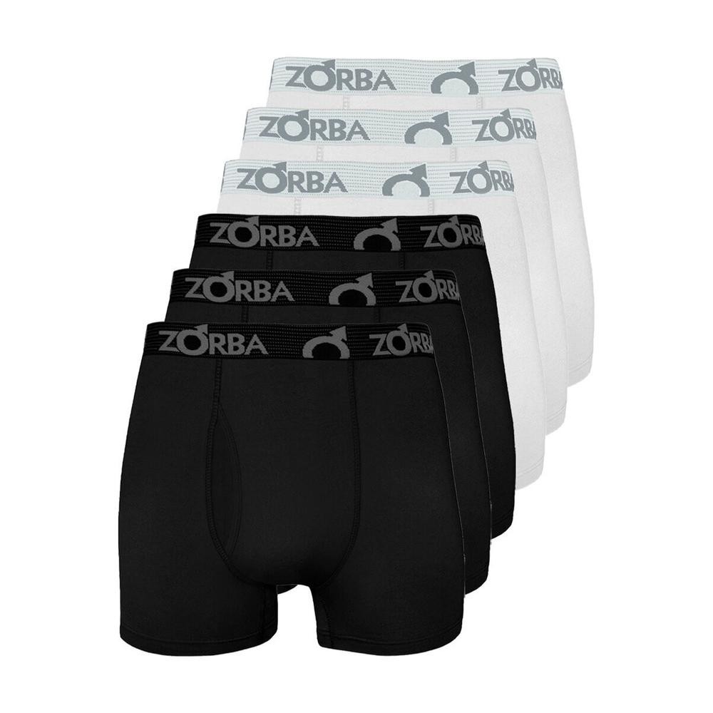 Kit com 6 Cuecas Boxer com Abertura Zorba 848 Colorido em Oferta na Shopee