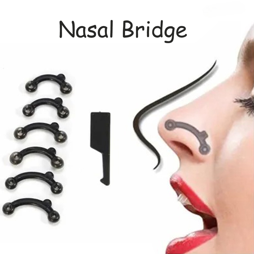 Conjunto De Ponte Nasal Elástica Alta , Mini Modelador De Dispositivo De Altura Para Levantamento De Nariz Adultos