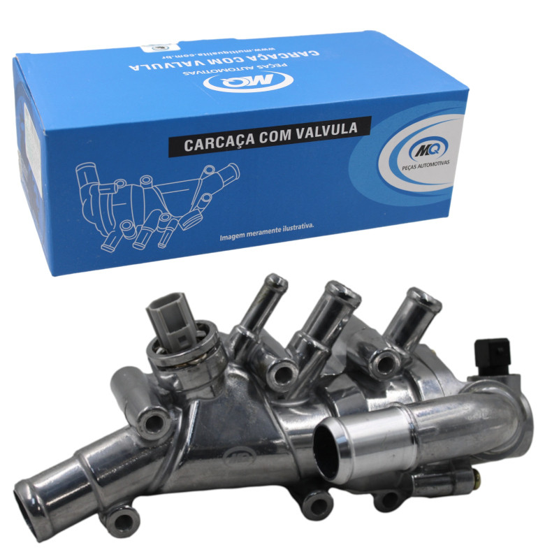 Valvula Termostática Ka 1.0 1.6 Courier Flex 2009 A 2013 Curvada MQ0554 em Oferta na Shopee