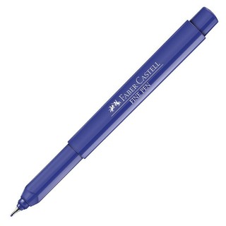 Caneta hidrográfica Fine Pen Azul FPB/AZZF Faber-Castell em Oferta na Shopee