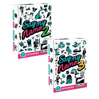 Say my name 2 + 3 expansões para jogo de cartas Buró