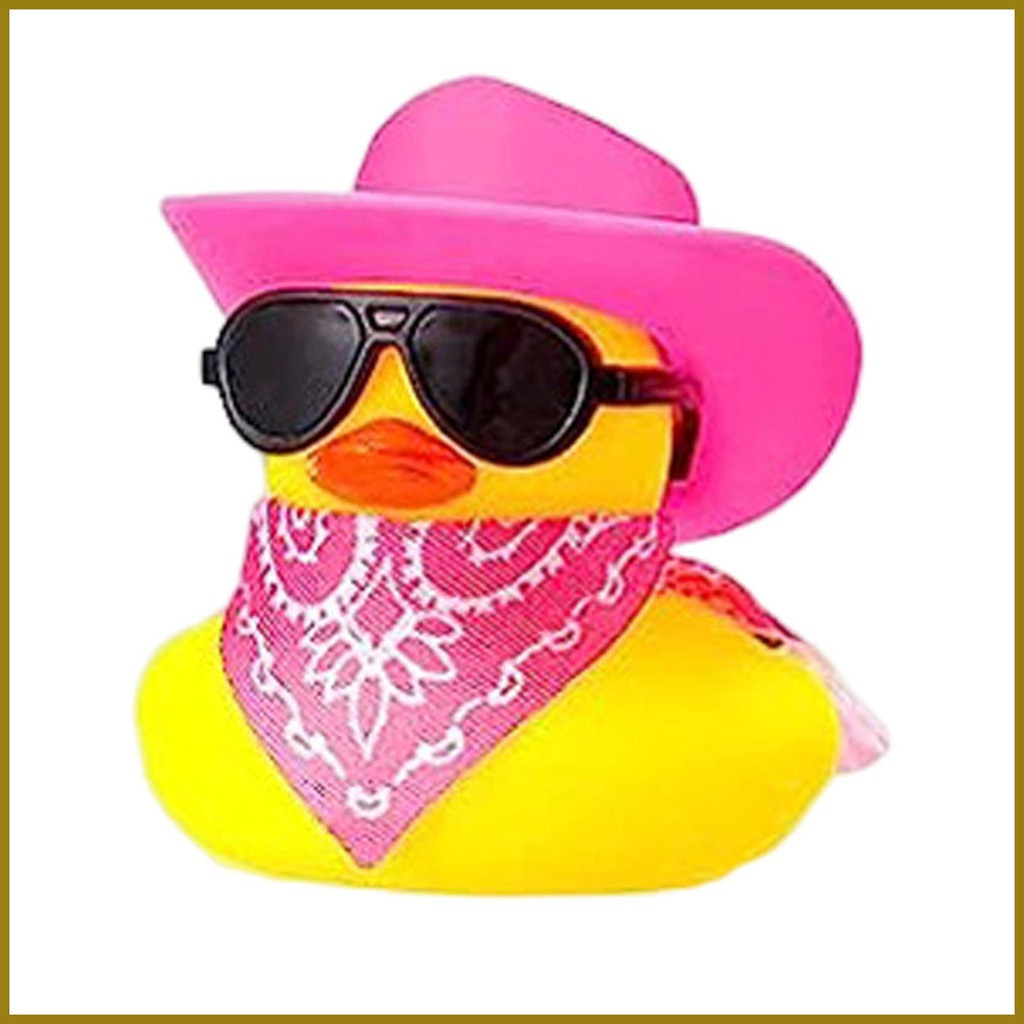 Pato De Borracha De Cowboy Engraçado Para Decoração De Painel De Carro fuanbbr