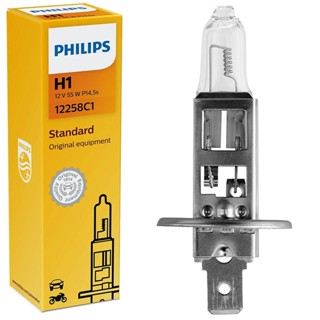 Lâmpada Farol Philips H1 Standard 55w 12v Iodo P14,5s em Oferta na Shopee