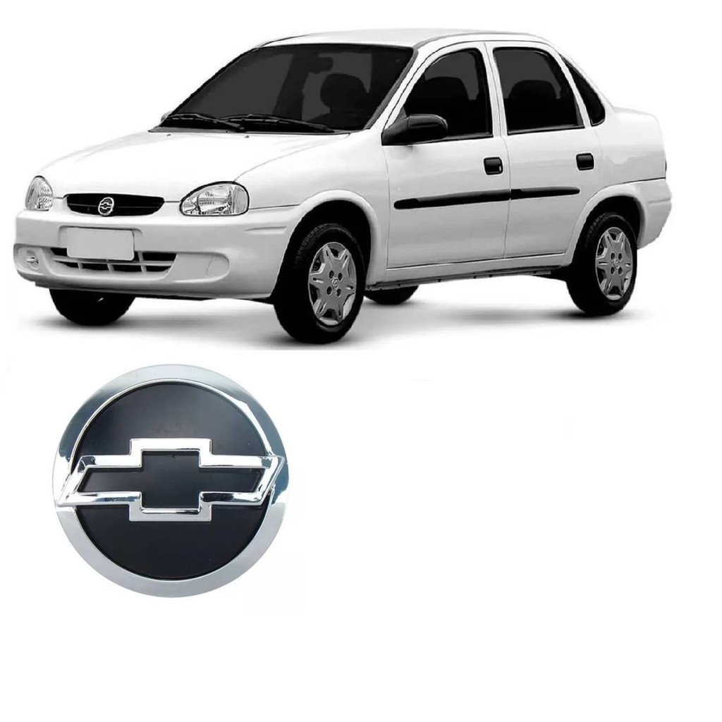 Emblema Grade Dianteira Corsa Classic 2003 2004 2005 2006 2008 Cromada em Oferta na Shopee
