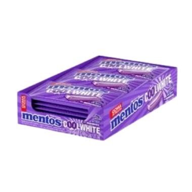 Chiclete Mentos Cool White Blue Raspberry 3L (15x8,5G) - Mentos