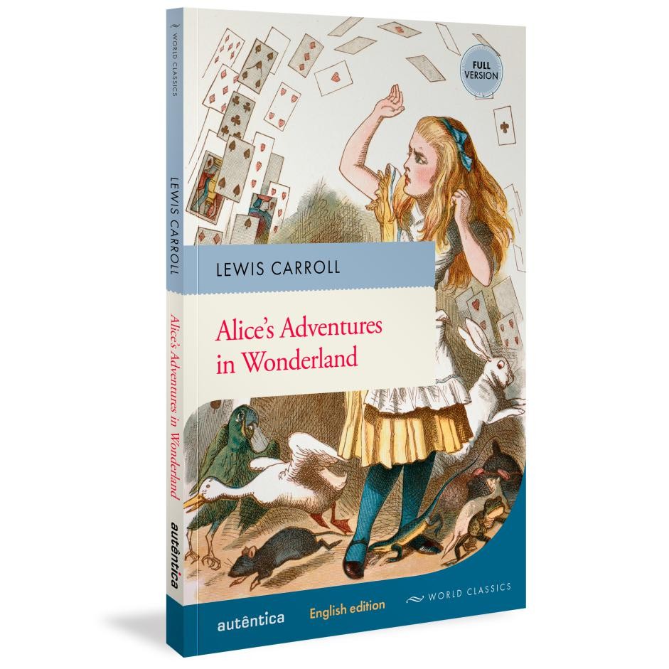Alice’s Adventures in Wonderland (English Edition – Full Version)Livros MK