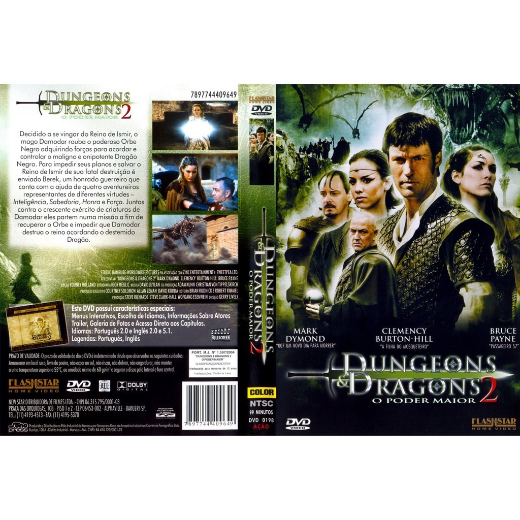 DVD Filme Original - Dungeons & Dragons 2 – O Poder Maior