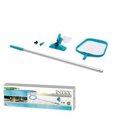 Kit ManutenÇÃO Para Piscina - Peneira E Aspirador Com Cabo Aluminio Intex