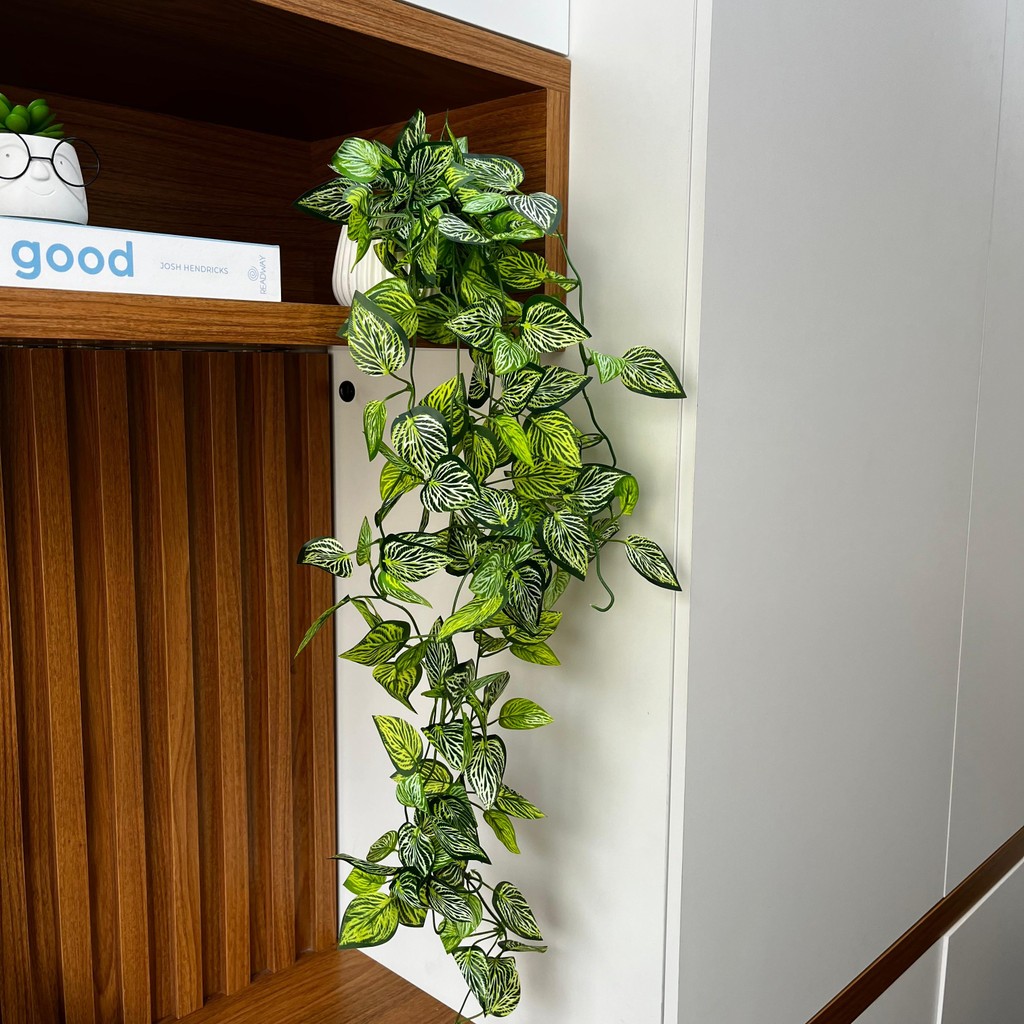 Vaso Decorativo com Folhagem Permanente Caladium em Oferta na Shopee