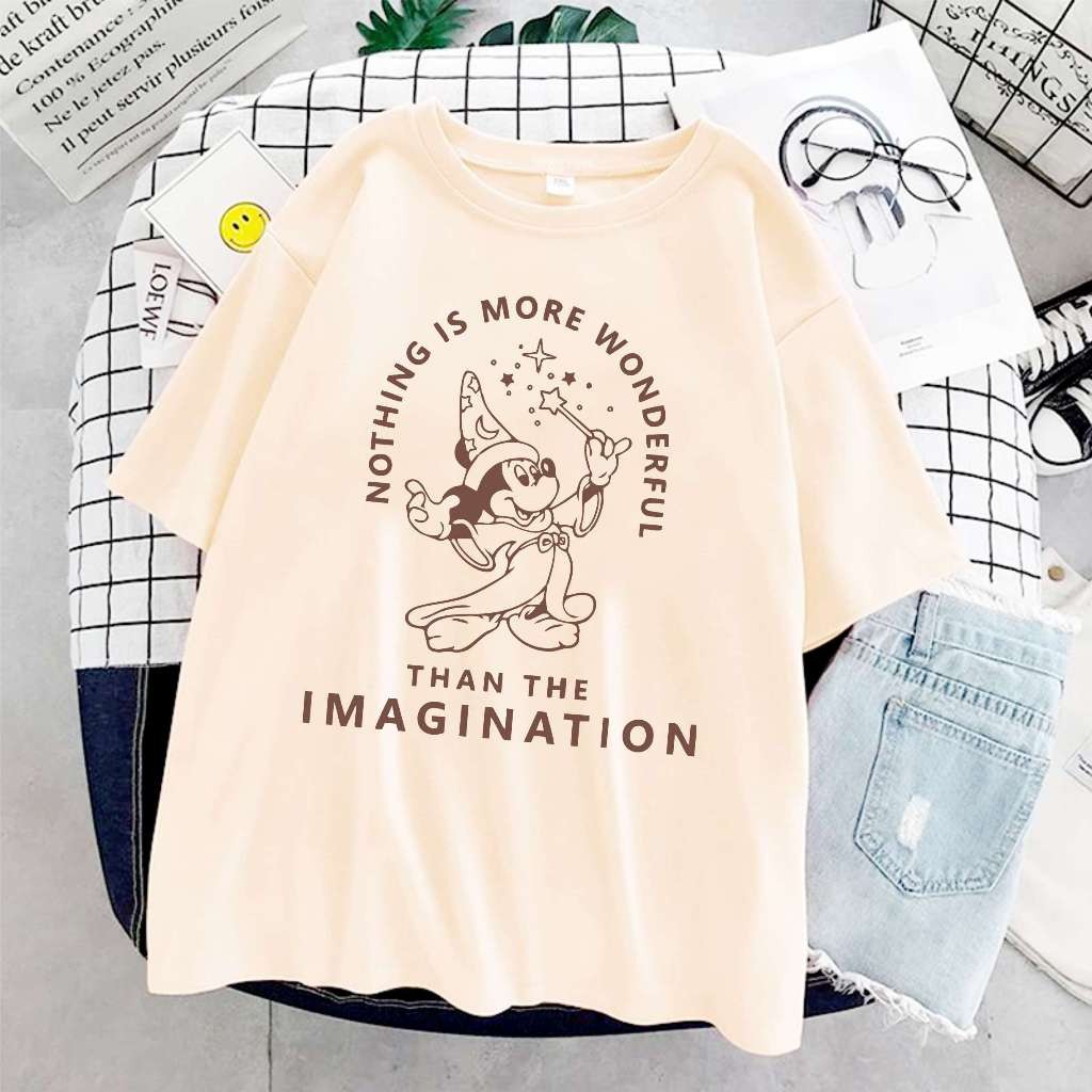 Camiseta Mago Feiticeiro Sorcerer Nothing Is More Wonderful Than The Imagination Aesthetic Unissex