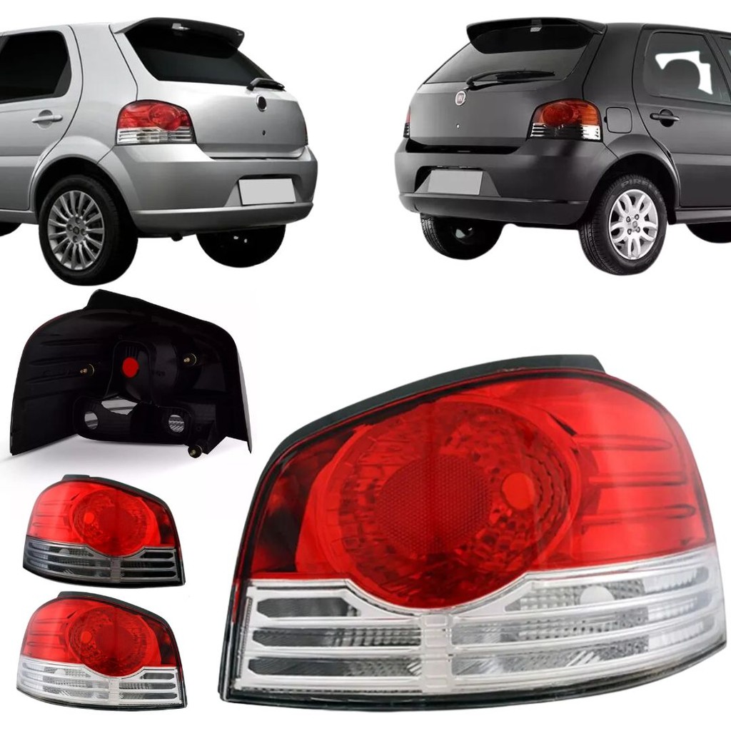 Lanterna Palio Friso Cromado 2010 a 2011 Bicolor ou Fumê em Oferta na Shopee