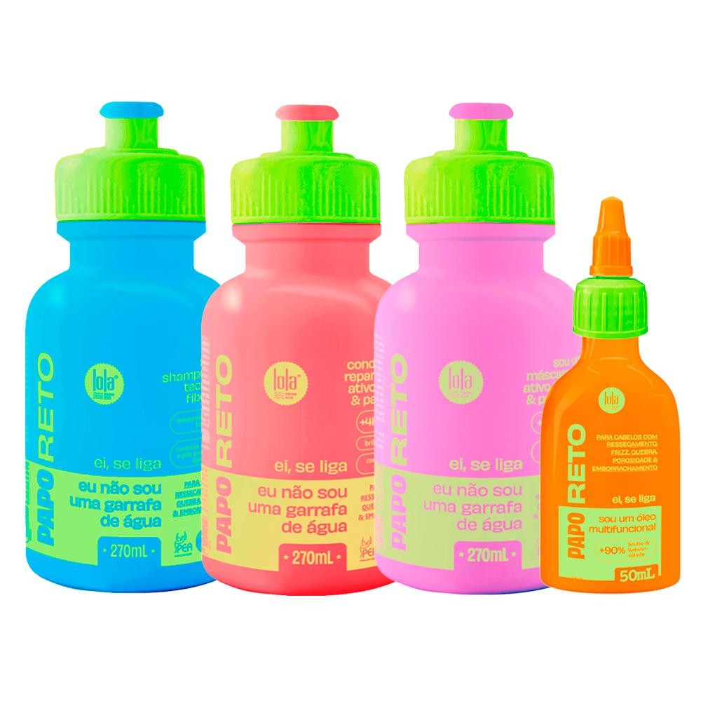 Kit Lola From Rio Papo Reto - 4 Produtos - Beauty