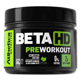 Beta Hd Pre Workout W/ Stevia 240g Athletica Nutrition / PINK LEMONADE em Oferta na Shopee