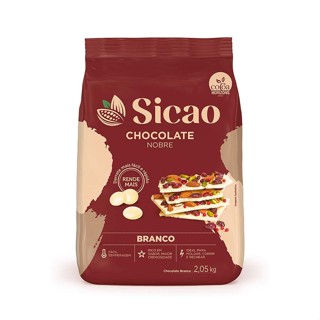 Chocolate Nobre Branco - Gotas - 2,05 kg  - 1 unidade - Sicao - Rizzo em Oferta na Shopee