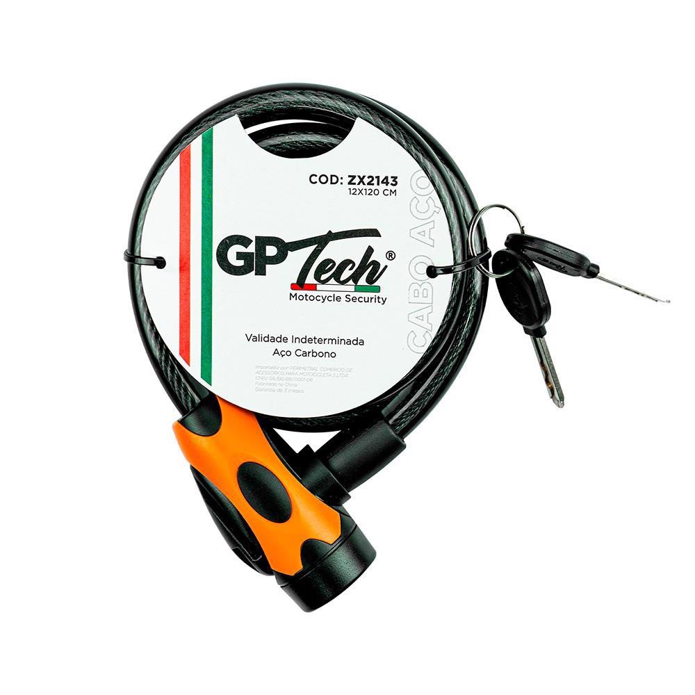TRAVA GP TECH CABO ESPIRAL 12X120 CM ZX2143 1.20 Metros PRETA em Oferta na Shopee