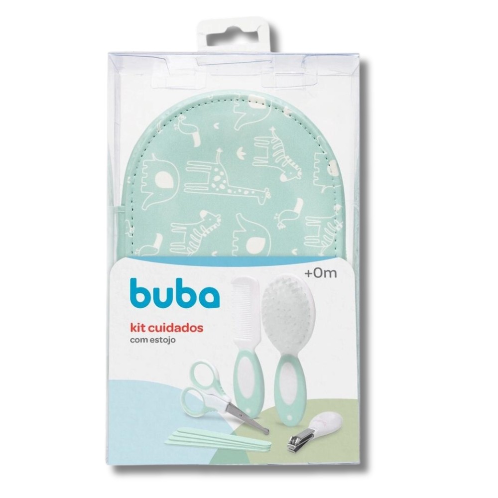 KIT CUIDADOS COM ESTOJO VERDE - BUBA