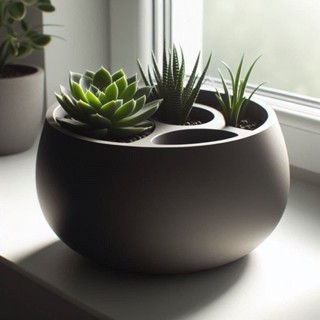 Vasos Redondos Para Plantas Autoirrigáveis em Oferta na Shopee