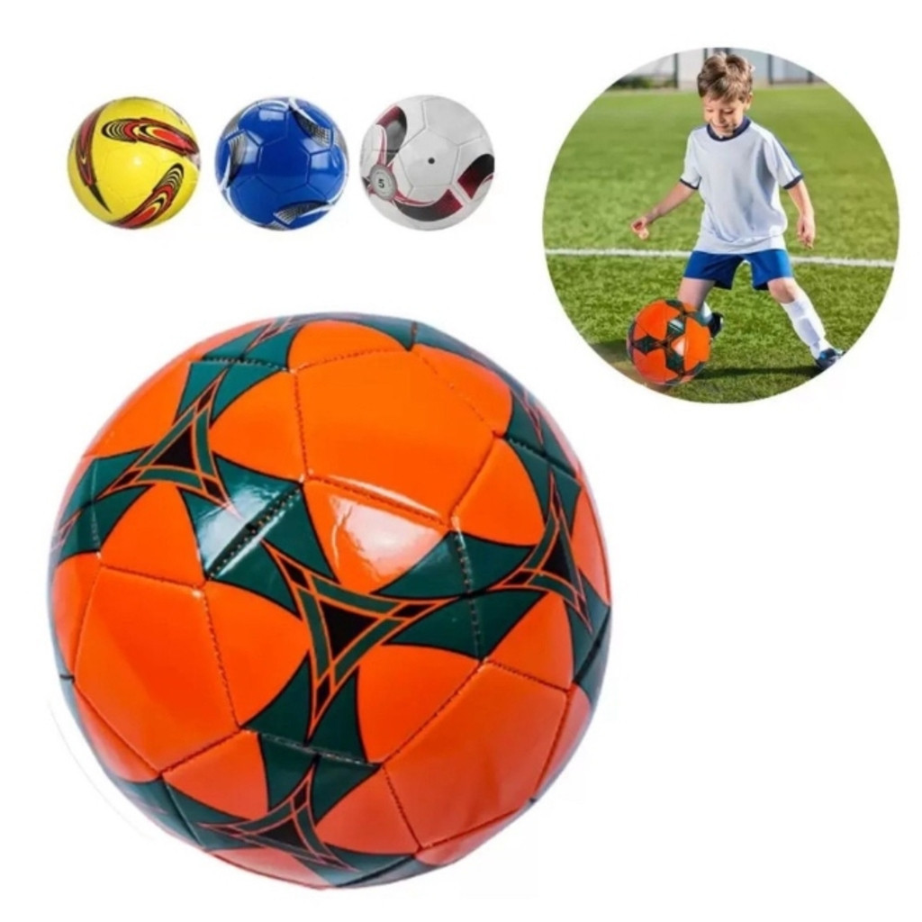 kIT 5 Bola Futebol Couro ENVIO ALEATORIO DE CORES — imagem 2 de 2