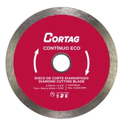 Disco De Corte Diamantado Continuo 110mm - Cortag