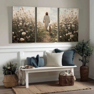 Quadros Decorativos Pessoas E Ovelhas Madeiras Sala De Estar Quarto Decoração De Parede em Oferta na Shopee