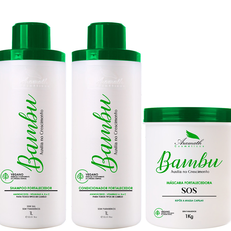 Aramath Tratamento Completo Broto de Bambu em Oferta na Shopee