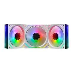 Kit Ventoinhas Pichau Zephyrus, 3x120mm, Branco, PCH-ZEPH-WH01