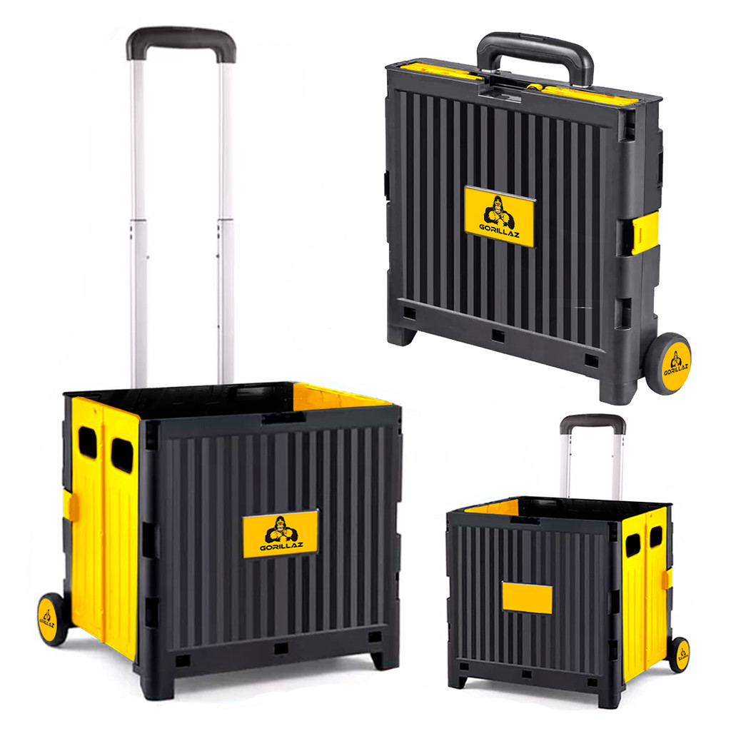 Carrinho Dobravel Multiuso Com Alça Dobrável 47 Litros - Home & Living