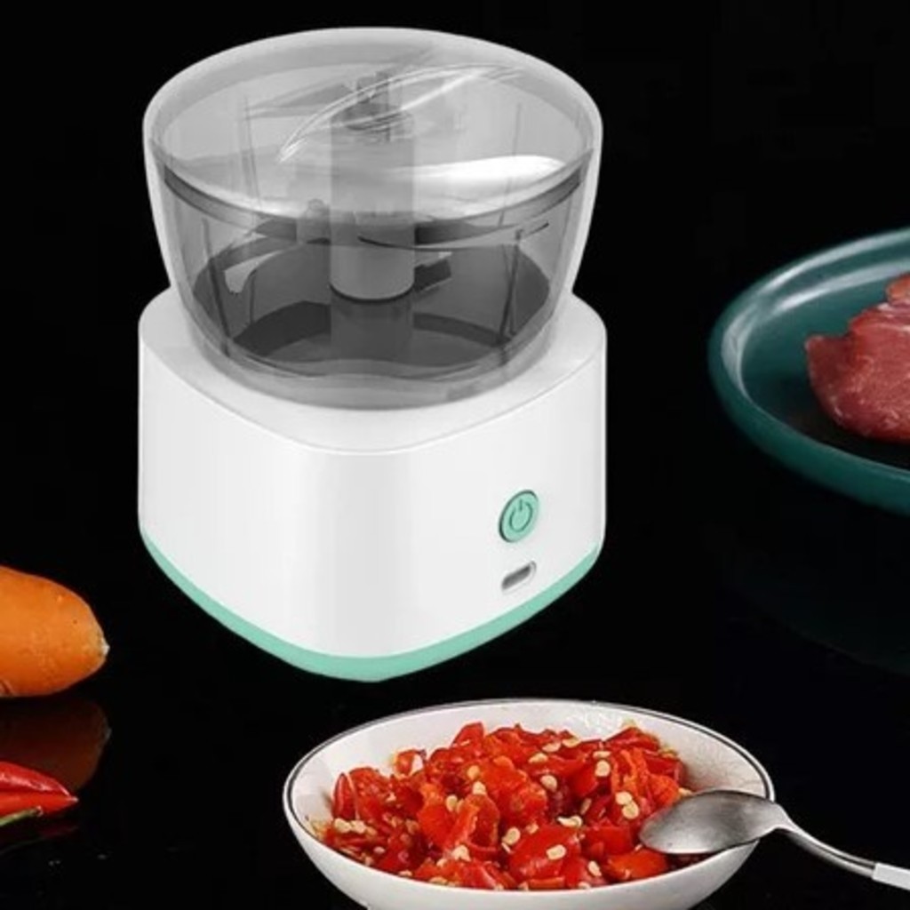 Mini Processador E Triturador De Alimentos Elétrico Potente - 250ml Bivolt