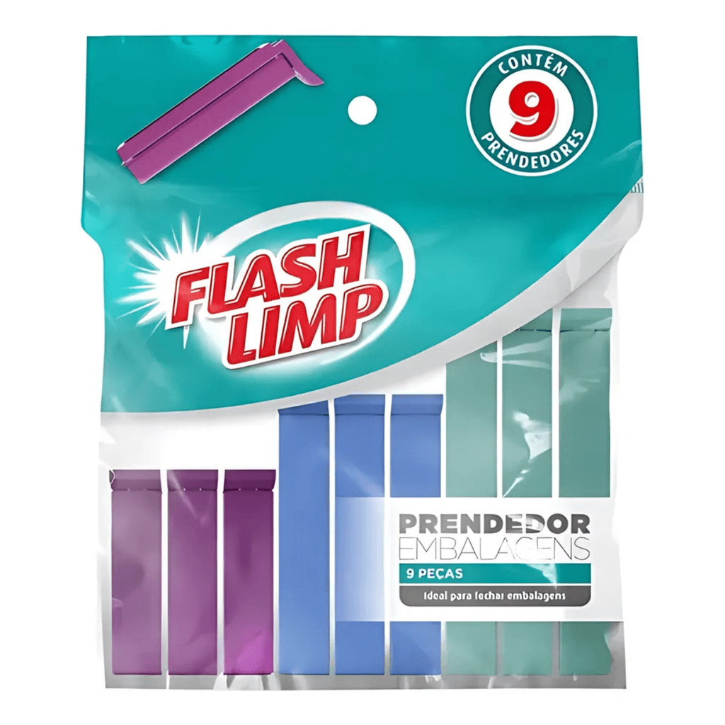 Prendedor para embalagens 9pcs Flashlimp